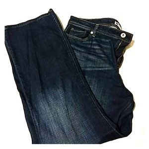 Levi 580 Bootcut Dark Wash Size 20W